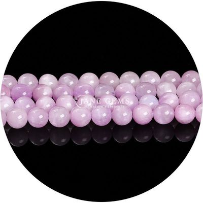 Venta al por mayor Natural 2A Flor de ciruela Turmalina Redonda Perlas sueltas Piedra de luna Florita Piedra de sol Perlas espaciadoras para joyas