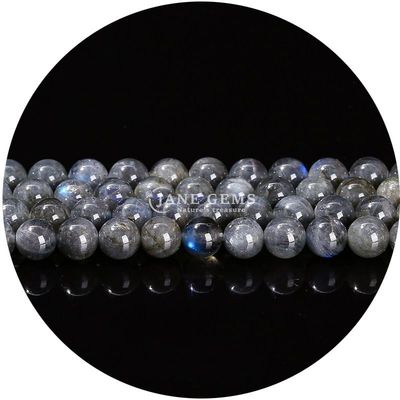 Venta al por mayor Natural 2A Flor de ciruela Turmalina Redonda Perlas sueltas Piedra de luna Florita Piedra de sol Perlas espaciadoras para joyas