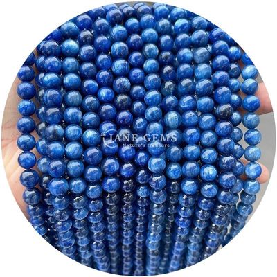 Venta al por mayor Natural 2A Turmalina Redonda Perlas sueltas de piedra lunar Perlas de piedra suelta de arco iris Perlas de fluorito espaciadores para joyas