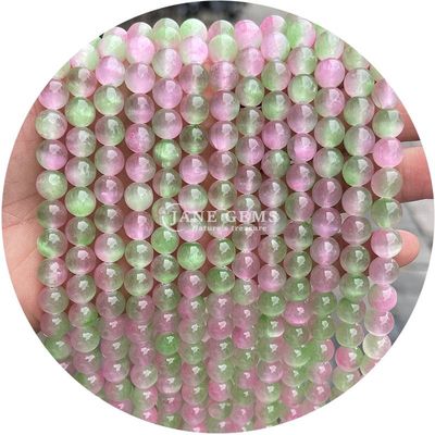 Gratuito Perlas sueltas redondas de piedra preciosa natural Perlas sueltas redondas de yeso azul de 8 mm Perlas sueltas redondas de hematita Perlas espaciadoras para la fabricación de joyas