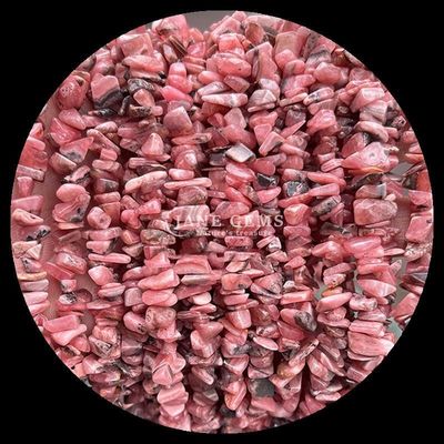 Piedra de luna Turmalina gemas de cuentas Cristal natural de forma irregular Chip de grava Piedra de cuentas sueltas para pulseras