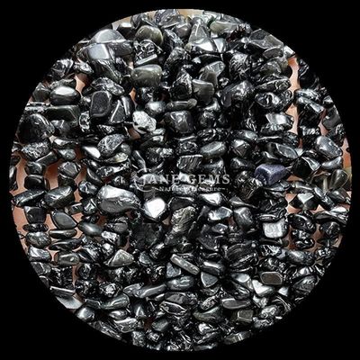 Piedra de luna Turmalina gemas de cuentas Cristal natural de forma irregular Chip de grava Piedra de cuentas sueltas para pulseras