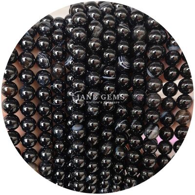 Gratuito Perlas sueltas redondas de piedra preciosa natural Perlas sueltas redondas de yeso azul de 8 mm Perlas sueltas redondas de hematita Perlas espaciadoras para la fabricación de joyas