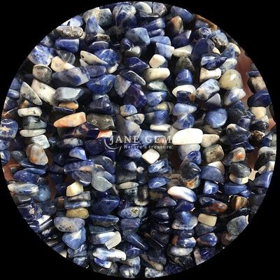 Sodalite Mookite Gems Perlas Cristal Natural Forma Irregular Chips de grava Piedra de Perlas sueltas