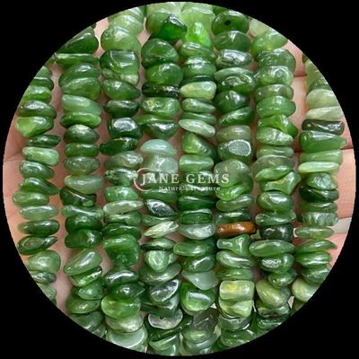 Turmalina Natural Turquesa Perlas Cristal Natural Forma Irregular Chips de grava Piedra de Perlas Sueltas para Brazaletes