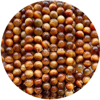 Gratuito Piedra Natural Perlas Rondas Sueltas 8mm Ojo de Tigre Perlas Sueltas Rosa Ojo de Tigre Rojo Perlas Redondas Espaciadores para Joyería