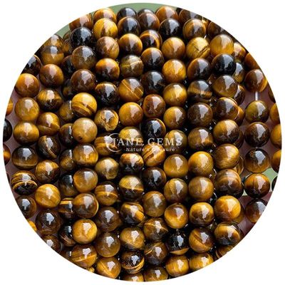 Gratuito Piedra Natural Perlas Rondas Sueltas 8mm Ojo de Tigre Perlas Sueltas Rosa Ojo de Tigre Rojo Perlas Redondas Espaciadores para Joyería