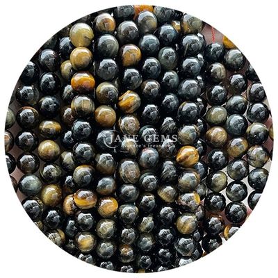 Gratuito Piedra Natural Perlas Rondas Sueltas 8mm Ojo de Tigre Perlas Sueltas Rosa Ojo de Tigre Rojo Perlas Redondas Espaciadores para Joyería