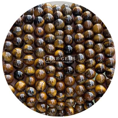 Gratuito Piedra Natural Perlas Rondas Sueltas 8mm Ojo de Tigre Perlas Sueltas Rosa Ojo de Tigre Rojo Perlas Redondas Espaciadores para Joyería
