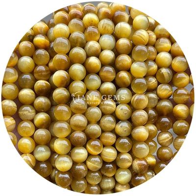 Gratuito Piedra Natural Perlas Rondas Sueltas 8mm Ojo de Tigre Perlas Sueltas Rosa Ojo de Tigre Rojo Perlas Redondas Espaciadores para Joyería