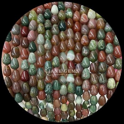 Lapislázuli Verde Aventurine Gem Perlas de cristal natural de agua gota de forma de piedra hilos de perlas sueltas para pulseras