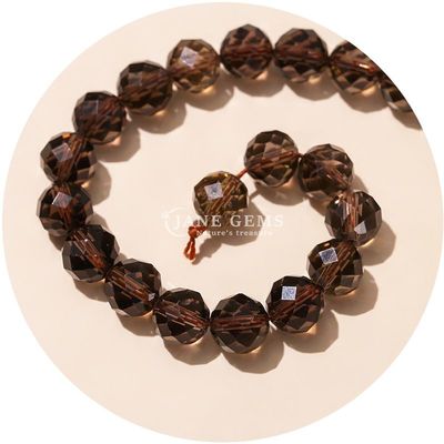 Venta al por mayor de piedras preciosas naturales auténticas cuentas sueltas de cristal con facetas cuentas sueltas de piedra rosa de cuarzo cuentas de piedra para artesanía