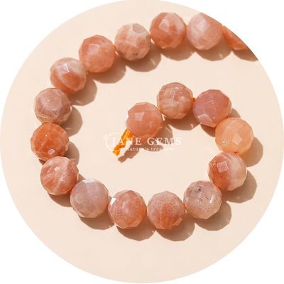 Venta al por mayor de piedras preciosas naturales auténticas cuentas sueltas de cristal con facetas cuentas sueltas de piedra rosa de cuarzo cuentas de piedra para artesanía