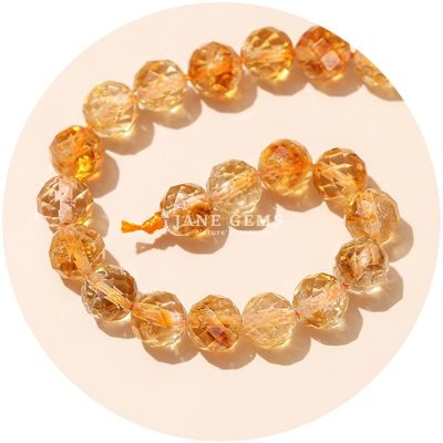 Venta al por mayor de piedras preciosas naturales auténticas cuentas sueltas de cristal con facetas cuentas sueltas de piedra rosa de cuarzo cuentas de piedra para artesanía