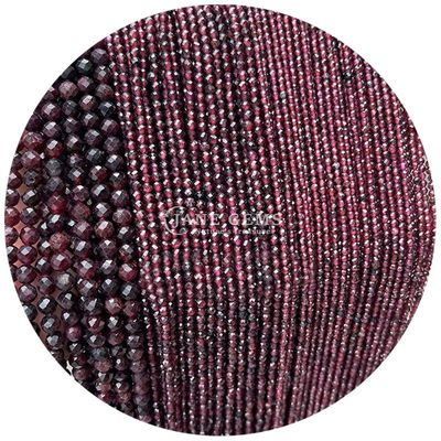 Venta al por mayor de piedras semipreciosas con facetas de perlas con facetas de piedras sueltas con accesorios de perlas de piedra rosa con espaciador de perlas de cuarzo