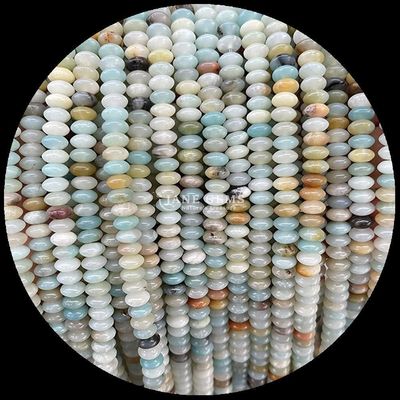 Limón Jade Amazonaita Perlas Gem Natural Cristal OVNI Forma de Piedra de Perlas sueltas para Brazaletes