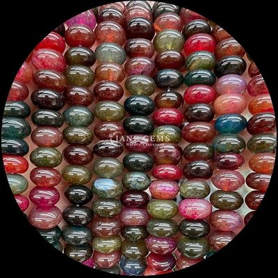 Limón Jade Amazonaita Perlas Gem Natural Cristal OVNI Forma de Piedra de Perlas sueltas para Brazaletes