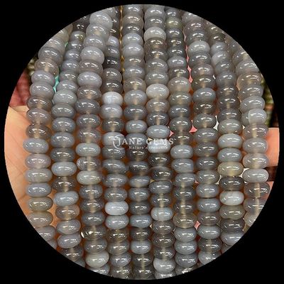 Lucky Jade Lava Stone Gem Bead Cristal Natural Ábaco Forma de Piedra Cables de cuentas sueltas para pulseras