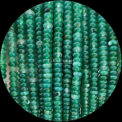 Lucky Jade Lava Stone Gem Bead Cristal Natural Ábaco Forma de Piedra Cables de cuentas sueltas para pulseras