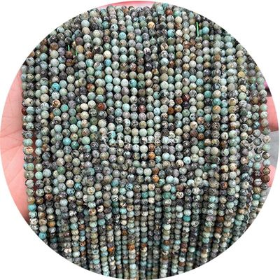 Piedra natural genuina, piedra preciosa pulida, perla redonda lisa y suelta para la fabricación de joyas.