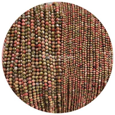 Cristal natural redondo de curación de piedras preciosas con cuentas sueltas para proyectos de fabricación / artesanía / bricolaje