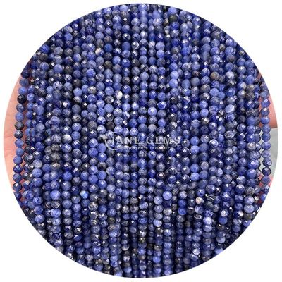 Cristal natural redondo de curación de piedras preciosas con cuentas sueltas para proyectos de fabricación / artesanía / bricolaje