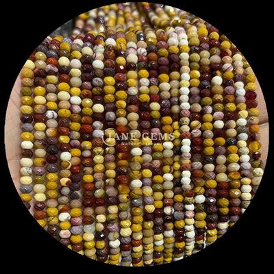 Joyería DIY haciendo hebras de cuentas sueltas de ábaco con facetas para energía curativa y fiestas