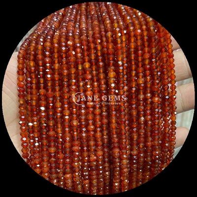 Joyería DIY haciendo hebras de cuentas sueltas de ábaco con facetas para energía curativa y fiestas
