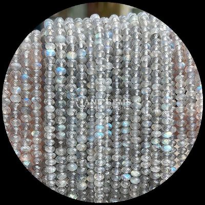 Granate de turmalina de piedra preciosa natural de cuentas de cara Abaco de forma suelta de cuentas de hebras para la energía de curación y joyería de bricolaje