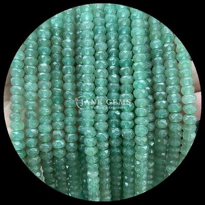 Fluorito Carnelia Natural de piedra preciosa de cuentas de cara Abaco de forma suelta de cuentas de hebras para la energía curativa y joyería DIY Ma