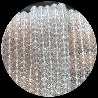 Fluorito Carnelia Natural de piedra preciosa de cuentas de cara Abaco de forma suelta de cuentas de hebras para la energía curativa y joyería DIY Ma