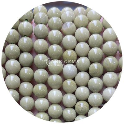 Agates naturales Perlas de piedra suave redonda Perlas espaciadoras sueltas para joyería Hacer pulseras de bricolaje