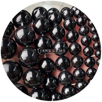 Agates naturales Perlas de piedra suave redonda Perlas espaciadoras sueltas para joyería Hacer pulseras de bricolaje