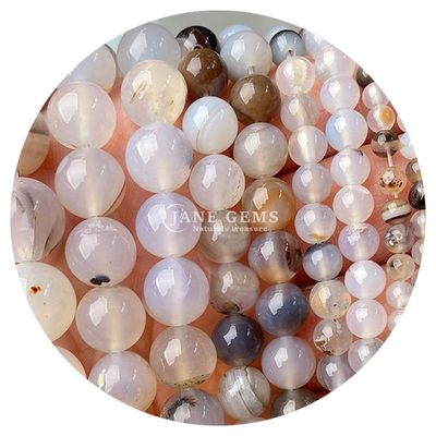 Natural Curación Cristal de piedra preciosa Perlas sueltas Perlas de piedra lisa para la fabricación de joyas