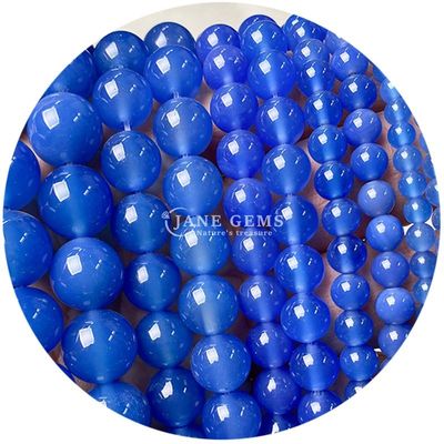 Las cuentas de piedra natural sueltas de la hebra de la piedra real de ágata de cristal de la verdadera cuentas para la joyería DIY