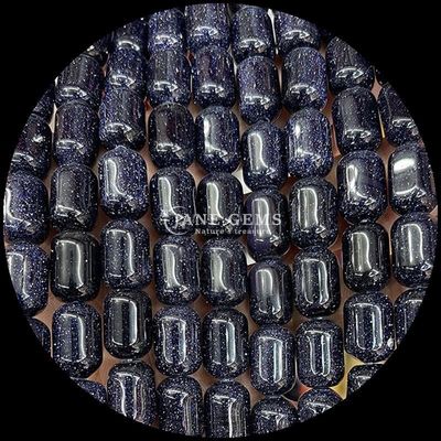 Perlas de gemas Howlite Opalite Cristal natural de piedra preciosa Barril de forma de cuentas sueltas hebras para la fabricación de joyas