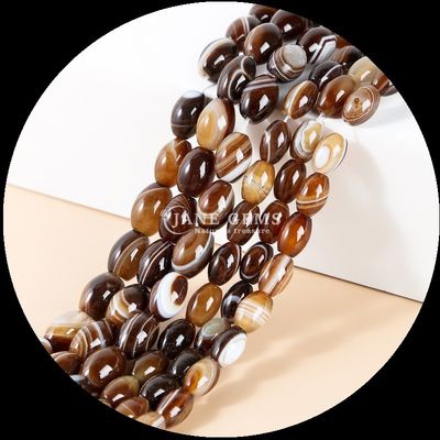 Gemas Perlas Dalmatino Jaspe Cristal Natural Gemstone Barril Forma de Perlas sueltas Filamentos para la fabricación de joyas