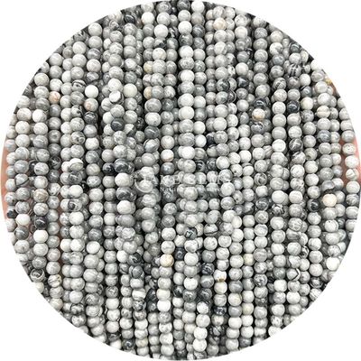 Piedra semipreciosa Citrino Turmalina curativa de cuentas redondas sueltas para hacer regalos de cumpleaños