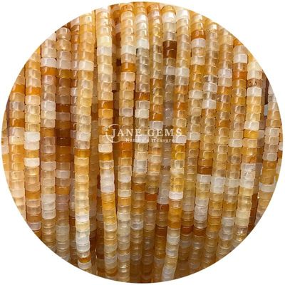 Perlas redondas de cristal natural de piedra semipreciosa de hebras sueltas de energía curativa para la fabricación de joyas
