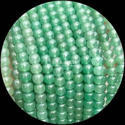 Gemas Perlas Verde Aventurina Piedra Violeta Cristal Natural Piedra de Oro de forma de manzana Filamentos de perlas sueltas para la fabricación de joyas