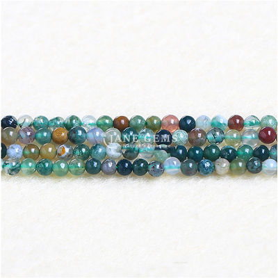 Piedra natural genuina piedra preciosa pulida liso suelto redondo Diy de perlas para el collar de pulsera