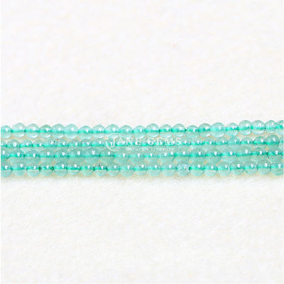 Piedra natural genuina piedra preciosa pulida liso suelto redondo Diy de perlas para el collar de pulsera