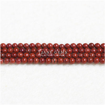 Perlas de piedra natural Perlas de piedra suelta Cristal granate Rojo jaspe Negro agate Perlas para la fabricación de joyas