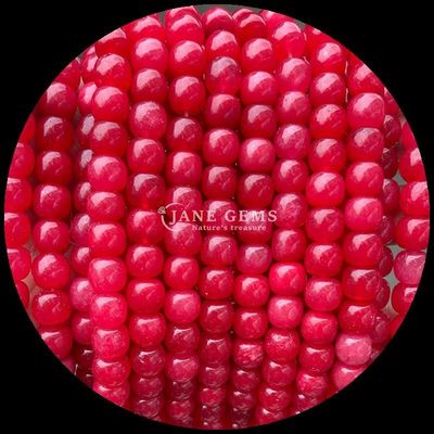 Perlas de gemas rosa cuarzo hielo jade verde cristal natural piedra preciosa forma de manzana hilos de perlas sueltas para la fabricación de joyas
