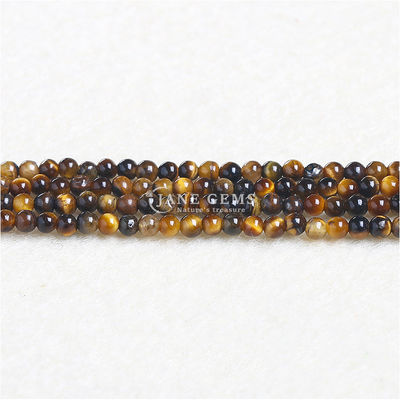 Cristal natural ojo de tigre cuentas redondas encaje loco ágata piedra preciosa hilos sueltos energía curativa cuentas para la fabricación de joyas