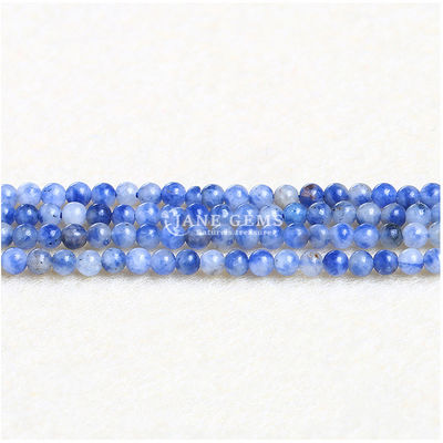 Forma redonda de cristal con cuentas sueltas de cuerdas claras de cuarzo Unakite para la fabricación artesanal