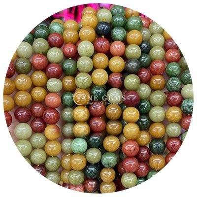 Piedra natural arco iris rosa Xinjiang Calcedonia para joyería Hacer brazalete de mano collar