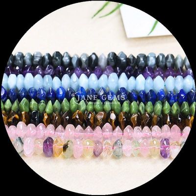 Perlas de gemas Cristal natural Amazonasita Ojo de águila Piedra preciosa de forma irregular caída hebras sueltas de perlas para la fabricación de joyas