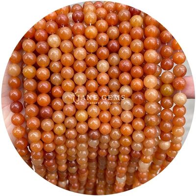 Mezcla de piedras preciosas naturales cuentas sueltas rojo aventurino jade verde para la fabricación de artesanías de cristal