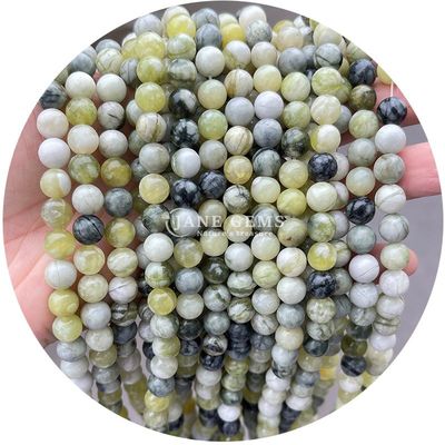 Mezcla de piedras preciosas naturales cuentas sueltas rojo aventurino jade verde para la fabricación de artesanías de cristal